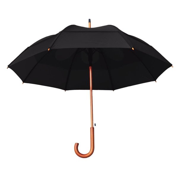 Gustbuster GustBuster 37148BL Classic Auto OpenUmbrella; Black - 48 in. 37148BL